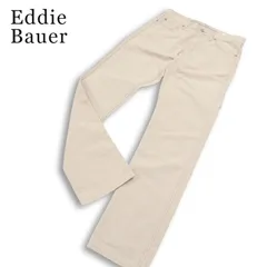 Eddie Bauer エディーバウアー 春夏 COOLMAX★ USAコットン ストレッチ ストレート パンツ Sz.31 メンズ アウトドアのサムネイル