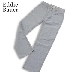 【美品】Eddie Bauer エディーバウアー 通年★ ストレート シャンブレー パンツ Sz.31 メンズ アウトドアのサムネイル