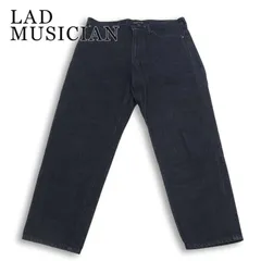 LAD MUSICIAN ラッドミュージシャン 春夏★ スリム アンクル インディゴ デニム パンツ ジーンズ Sz.42 メンズ 日本製のサムネイル