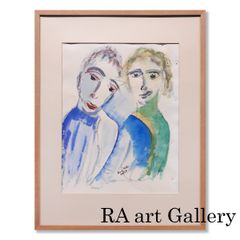 岡本太郎 哄笑 抽象画 代表作 作品解説付き 新品 美品 インテリア 岡本