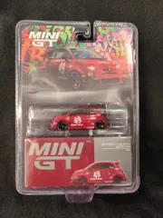 TSM 1/64 MINI GT アバルト 595 LB-WORKS x Abas Works レッド (左ハンドル) [ブリスターパッケーシのサムネイル
