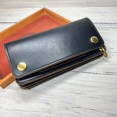 トラッカーウォレット ロング 3層】ホースバット ゴールド TALON