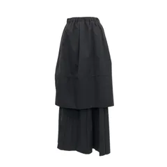 2025SS nagonstans ナゴンスタンス layered skirt レイヤードスカート ブラック M 470IS431-0831のサムネイル