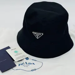 PRADA プラダ 1HC137 Re Nylon バケットハット ブラック ナイロンのサムネイル