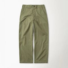 YAECA LIKEWEAR ベイカーパンツ L オリーブ サテン - メルカリ