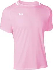 アンダーアーマー UNDER ARMOUR サッカー UA TEAM SOCCER JERSEY SHORT SLEEVE T-SHIRT メンズ 半袖Tシャツ 軽量 速乾 部活 クラブ 練習 トレーニング  1365023 650 PINKのサムネイル