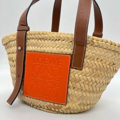 ゆ*マ様 LOEWE 編み込みかごバッグ メルカリ市期間のみお値下げ - メルカリ