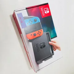 HAC-001 箱付 美品 Nintendo Switch ネオンブルー ネオンレッド 旧型 初期型 液晶キズなし ストラップ欠品 動作良好 スイッチ 任天堂 XAJ70065002691のサムネイル