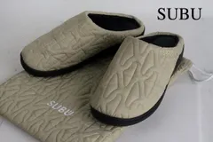 SUBU スブ サンダル アウトラインキルティング サンダル メンズ 男性 中古 古着 キャンプ アウトドア スリッパ テント レディース ナンガ NANGA SOMABITOのサムネイル