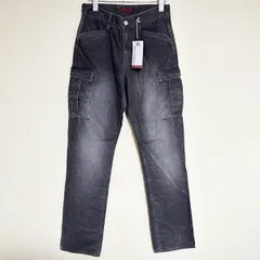 未使用 日本製 JOHNBULL ジョンブル デニム フレンチ カーゴ パンツ 11C03 Sサイズ ブラック ペインター ワークのサムネイル