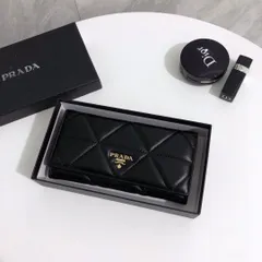プラダの爆金/財布、クレジットカードスロットに紙幣と手形を収納し、両用バッグ財布、[本日特価|新品未使用品]のサムネイル