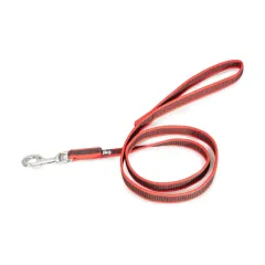 [JULIUS-K9] IDC Color&Gray leash with handle レッド×グレーのサムネイル