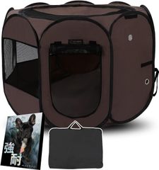 Beloveed Pet 折畳み 猫犬 ケージ ペットサークル(Lサイズ)グレー