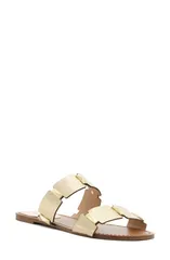 アレッツォ レディース シューズ サンダル Arezzo Lyra Slide Sandal Women PLATINOのサムネイル