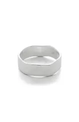 モニカヴィナダー レディース アクセサリー 指輪 Monica Vinader Siren Muse Band Ring Sterling Silver シルバーのサムネイル
