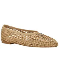 ゲス レディース シューズ パンプス メッシュ ロゴ GUESS Womens Aylora Triangle Logo Woven Mesh Ballet Flats Light NaturalRaのサムネイル