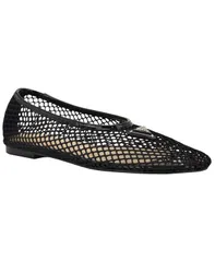 ゲス レディース シューズ パンプス メッシュ ロゴ GUESS Womens Aylora Triangle Logo Woven Mesh Ballet Flats Black Woven Mesのサムネイル
