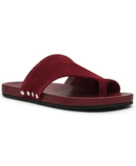 スティーブ マデン レディース シューズ スリッポン・ローファー サンダル Steve Madden Womens Kessey Hooded ToeRing SlipOn Sandals Rustのサムネイル