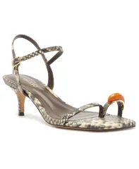 アレッツォ レディース シューズ サンダル Arezzo Womensofia Mid Stiletto Sandals Ossoのサムネイル