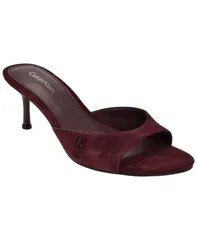 カルバンクライン レディース シューズ スリッポン・ローファー サンダル ヒール Calvin Klein Womens Vixie SlipOn Kitten Heel Dressandals Meのサムネイル