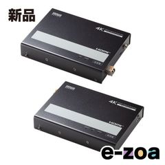 SANWA SUPPLY Fiber Optic HDMI Extender, 4K Compatible, 300m Extension, VGA-EXHDFB (2663665)