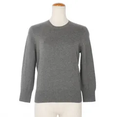 イザベル マラン エトワール ISABEL MARANT ETOILE 七分袖 クルーネックニット セーター バックジップ 38 グレーのサムネイル