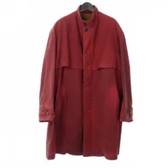 ワイズフォーメン Y's for men 95AW オイルドコート コットン ジャケット セミロング L 赤 レッド ME-C01-006のサムネイル