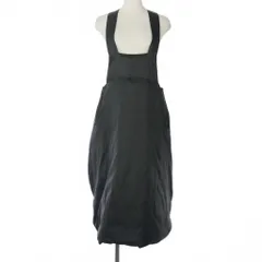 ノワールケイニノミヤ  kei ninomiya 21AW エプロン ダウンスカート ロング丈 ジャンパースカート ベルト Sサイズ 黒 ブラック 3H-A007のサムネイル