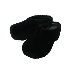 ドリスヴァンノッテン DRIES VAN NOTEN ファー サボ クロッグサンダル 36 黒 ブラック WS242-1281のサムネイル