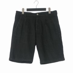 未使用 RAF SIMONSブラック ハーフパンツ 48 - メルカリ