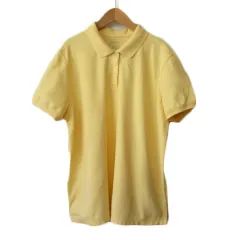 エルエルビーン L.L.BEAN RELAXED FIT ポロシャツ 半袖 コットン 1X 黄 イエローのサムネイル