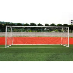 新品 厚みのあるコードサッカーゴールネット 公式サイズの標準メッシュネット 5～11ゴール用((11人制 7.5m×2.5m)のサムネイル