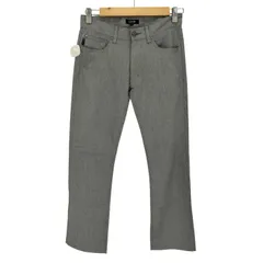 バーバリーブラックレーベル BURBERRY BLACK LABEL バックロゴパッチ ジッパーフライ ストレートパンツ レディース JPN：67-70 のサムネイル