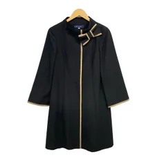 M'S GRACY(エムズグレイシー) コート サイズ40 M レディース美品  - 黒×ベージュ 長袖/リボン/春/秋のサムネイル
