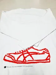 オニツカタイガー 白 長袖Tシャツ ポール1343のサムネイル
