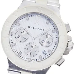 ブルガリ BVLGARI DG40SCH ディアゴノ クロノグラフ 19Pダイヤ 自動巻き メンズ _942728のサムネイル