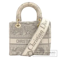 CHRISTIAN DIOR クリスチャンディオール レディ ディーライト 2WAY ハンドバッグ キャンバス レディース [中古]のサムネイル