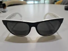SUPER SUNGLASSES ブラック/白のサムネイル