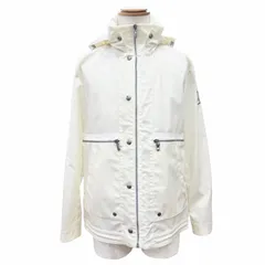 美品△MONCLER GAMME BLEU モンクレール ガムブルー GIUBBINO ロゴワッペン フード付き ジップアップ ジャケット アイボリー 0 正規品のサムネイル