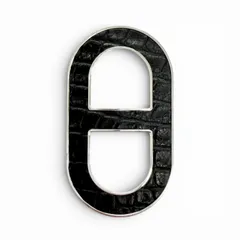 未使用品△HERMES エルメス H500393FK89 ブローチ シェーヌ ダンクル アリゲーターマット 現行品 ブラック フランス製 箱・保存袋付きのサムネイル