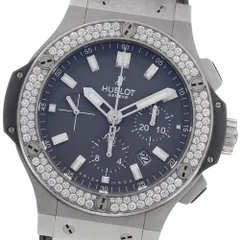 ウブロ HUBLOT 301.ST.5020.GR.1104 ビッグバン アールグレイダイヤモンド ダイヤベゼル クロノグラフ デイト 自動巻き メンズ _969530のサムネイル