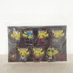 未開封 ポケモンセンター アクリルクリップ 7つセット ボスごっこピカチュウ RR ポケットモンスターのサムネイル