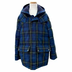 美品▼ETRO エトロ 1S285-0293 フォーザオーシャンズ サステイナブル チェック柄 フーデッド WZIPUP 中綿入 ジャケット L 正規品 メンズのサムネイル