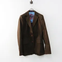 【難あり】エトロ ETRO コットンストレッチ シングルジャケット 40 ブラウン┃ブレザー【2400015060910】のサムネイル