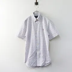 インパクト21期 ラルフローレン RALPH LAUREN カスタムフィット グラフチェック ボタンダウン 半袖シャツ M ホワイト┃【2400015060644】のサムネイル