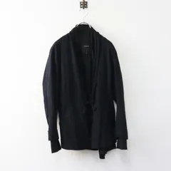 パドカレ pas de calais 綿和紙ビエラジャケット 34＼ブラック レイヤード 重ね着 羽織り【2400015005461】のサムネイル