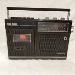ジャンク 東芝 ラジオカセットレコーダー RT-323F 部品取り用 レトロ雑貨 インテリア ヴィンテージ  Z541のサムネイル