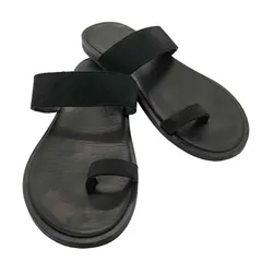 スティーブンアラン Steven Alan NICOLAS LAINAS 別注 STRP SANDALS スエード レザー サムリング ブラック サンダル メンズ  41のサムネイル
