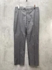 Mr.JUNKO ミスタージュンコ バーズアイ センタープレス ローライズ スリム スラックス パンツ sizeウエスト78cm/グレー ■■ メンズのサムネイル