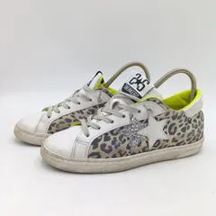 2STAR ツースター ローカットスニーカー クッションインソール ヒョウ柄 レオパード柄 レディース 37 マルチカラー C-10-5のサムネイル
